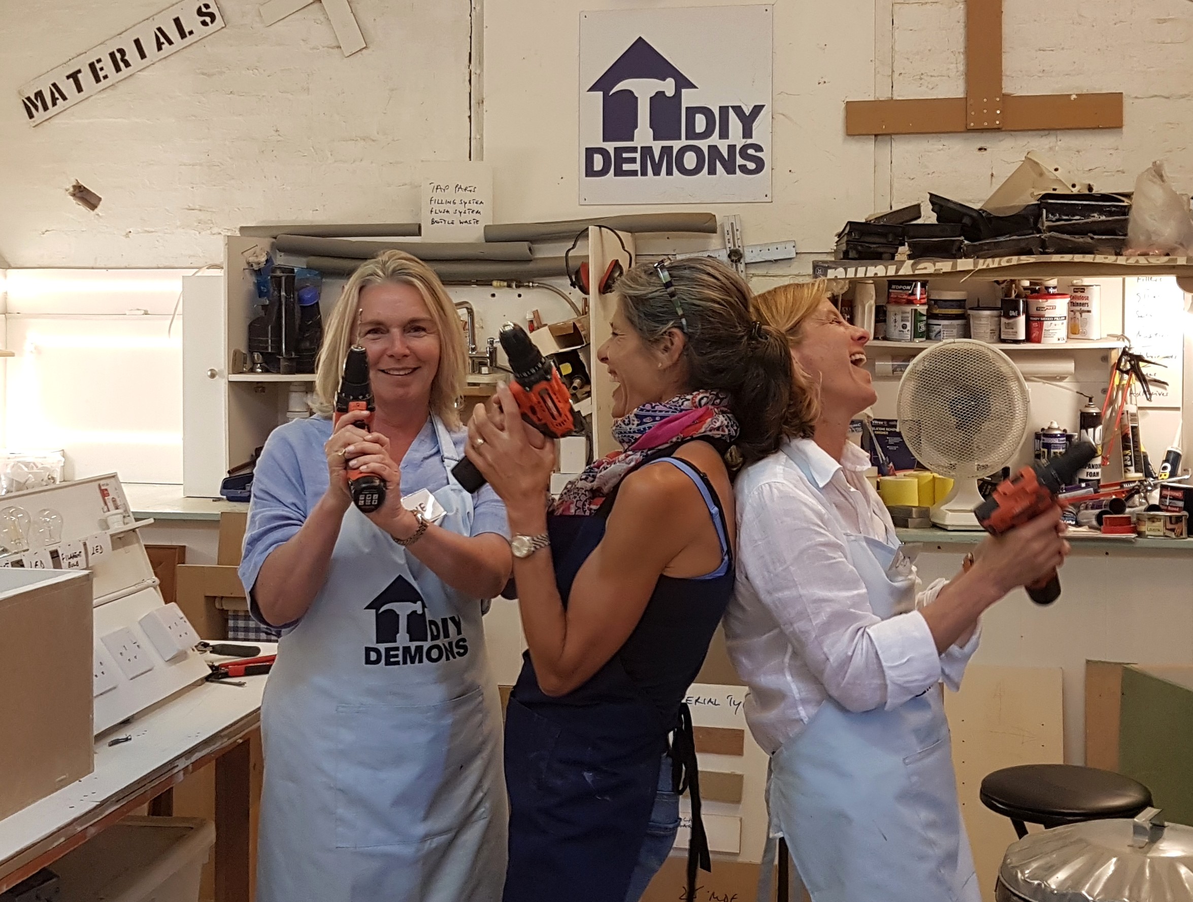 DIY demons women n background